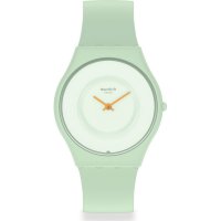 Swatch - Carcia Verde, Plastic/Silicone - Quartz Watch, Size 34mm SS09G101