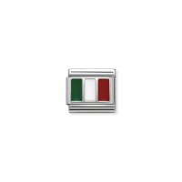 Nomination - Flags, Stainless Steel/Tungsten Italian Flag