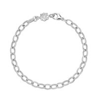 Dower and Hall - Sterling Silver Heavy Charm Bracelet - CHAIN-S-BEL5-BL