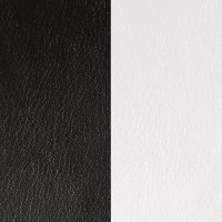 Les Georgettes Paris -  Black / White - Leather Band, Size 8mm 703215299M4000