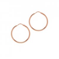 The Hoop Station - La Chica Latina, Rose Gold Plated Hoop Earrings - H220R