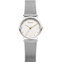 Bering - Classic, Stainless Steel/Tungsten Mesh Band Watch 13426-001 13426-001