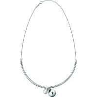 Calvin Klein - Pearl Set, Stainless Steel/Tungsten - Choker Necklace - KJ9RMJ040300