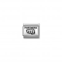 Nomination - Stainless Steel/Tungsten Partners Charm