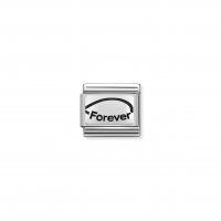 Nomination - Stainless Steel/Tungsten Forever Charm