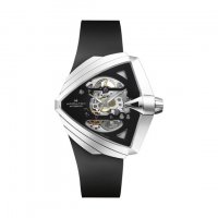 Hamilton - VENTURAXXL SKELETON, Stainless Steel - Rubber - Auto Watch, Size 45.5mm x 46mm H24625330