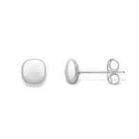 Guest and Philips - 9CT, White Gold Square Earrings EA008