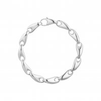 Georg Jensen - Sterling Silver - Reflect Medium Bracelet, Size L 20001172000L