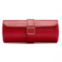 Wolf - Palermo, Leather Double Watch Roll Pouch 213972