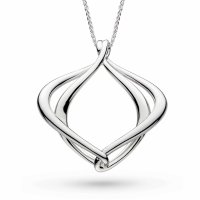 Kit Heath - Entwine Alicia , Rhodium Plated - Slider Necklace, Size L 90020RP