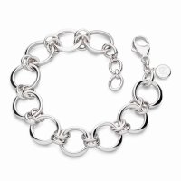 Kit Heath - Bevel Cirque Grande, Rhodium Plated - Sterling Silver - Bracelet, Size 8" 71881RP