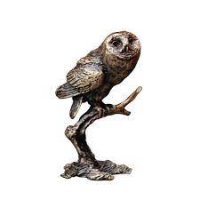 Richard Cooper - Tawny Owl, Bronze Ornament 2059