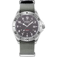 Rotary - RW 1895 , Fabric - Stainless Steel - Quartz Watch, Size 40mm GS05475-48
