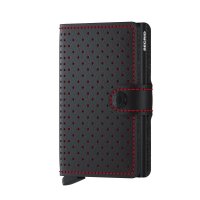 Secrid - Miniwallet, Aluminium Wallet MPf-Black-Red