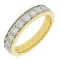 Guest and Philips - D 1ct 11st HI SI Set, Yellow Gold - White Gold - 18ct HET Ring, Size N 18RIDI67806