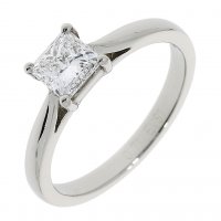 Guest and Philips - D 0.70ct G VS2 Set, Platinum - Solitaire Ring 18425H6