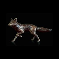 Richard Cooper - Fox Running, Bronze Ornament 2015