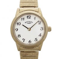 Rotary - Yellow Gold Plated Expander Bracelet Watch LB00762 LB00762