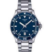 Tissot - Seastar, Stainless Steel - Quartz Watch, Size 40mm T1204101104100