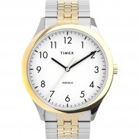 Timex - Stainless Steel Expandable Easy Reader Watch TW2U40000