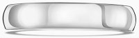Guest and Philips - White Gold - 9ct Wedding Band, Size M LWC-4-0-9W-M