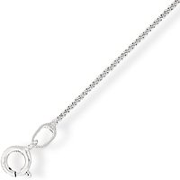 Guest and Philips - 9ct, White Gold - Curb Necklace, Size 16 CN606-16