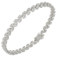 Guest and Philips - D 3ct 144st Set, Platinum - Line Bracelet PLBRDI82640