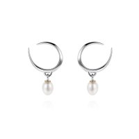 Claudia Bradby - Lagertha, Pearl Set, Sterling Silver - Stud Earrings - CBES0110