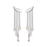 Claudia Bradby - Lagertha, Pearl Set, Sterling Silver - Cascade Wing Earrings - CBES0103