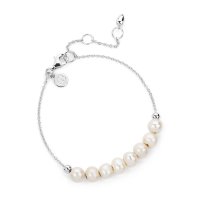 Claudia Bradby - Angelina, Pearl Set, Sterling Silver - Pearl Bracelet CBBR0143