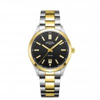 Rotary - Oxford, Yellow Gold Plated - Stainless Steel - Quartz Watch, Size 40mm GB05521-04