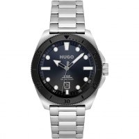 HUGO - #Visit, Stainless Steel - Quartz Watch, Size 44mm 1530305