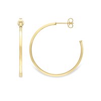 Guest and Philips - Yellow Gold 9ct Hoop Earrings EA111