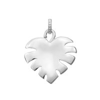 Dower and Hall - Sterling Silver Tropical Leaf Charm - SC7-S