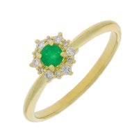 Guest and Philips - 10PT DIA AND EMERALD Set, Yellow Gold - RING 09RIDG83920