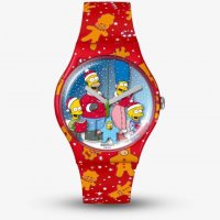 Swatch - Wonderous Winter Wonderland, Plastic/Silicone Quartz Watch SUOZ361