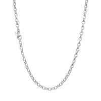 Kit Heath - Revival Rolo Oval Link, Rhodium Plated - Sterling Silver - Chain, Size 18" 99906CH18