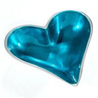 Guest and Philips - Aqua Heart, Aluminium - Dish Small , Size 11cm 4100-B