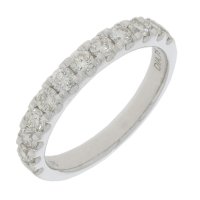 Guest and Philips - Diamond Set, White Gold - 9ct 75pt 12st D HET Ring, Size O Size N 09RIDI67115