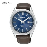 Lorus - Stainless Steel - Leather - Quartz Watch, Size 42.5mm RX357AX9