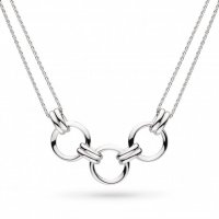 Kit Heath - BEVEL UNITY, Sterling Silver TWIN CHAIN NECKLACE 91173RP