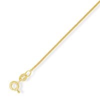 Guest and Philips - 9CT, Yellow Gold CURB CHAIN CN025A-18