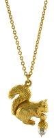 Alex Monroe - SQUIRREL AND ACORN, Necklace FSN3-MIX
