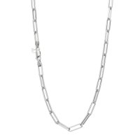 Kit Heath - Revival Paperclip Link, Rhodium Plated - Sterling Silver - Chain Necklace, Size 18" 99903CH18