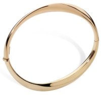 Guest and Philips - Yellow Gold 9ct Twisted Hinged Bangle GBA428