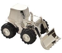 Guest and Philips - Digger, Silver Plated Money Box 2814