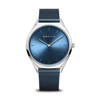 Bering - Stainless Steel/Tungsten Mesh Strap Watch 17039-307