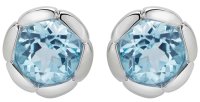 Unique - Topaz Set, Rhodium Plated - Stud Earrings ME-942BT