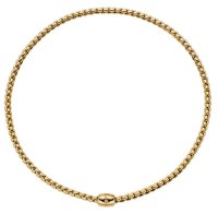 Fope - EKA, Diamond Set, Yellow Gold - D 0.01ct 18ct Necklace, Size 43cm 07F01CX_BB_G_XGX_043