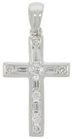 Guest and Philips - Diamond Set, White Gold - 9ct D 12st 24pt Cross 09CRDI80352